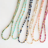 Unity Beaded Necklace - Aqua