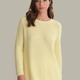 Emma Shaker Sweater - Lemon