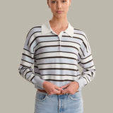 Seraphina Cropped Rugby Pullover