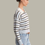 Seraphina Cropped Rugby Pullover