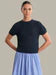 Faye Sweater Tee - Navy
