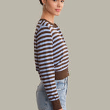 Harlow Striped Cardigan