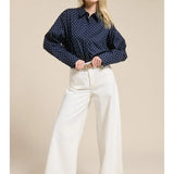 Jenny Polka Dot Button Down