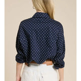 Jenny Polka Dot Button Down