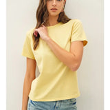 Mae T-Shirt - Dusty Yellow