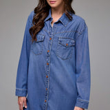 Lexi Denim Shirt Dress