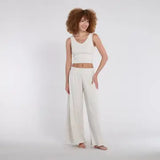Bra30 Rib V-Neck Crop