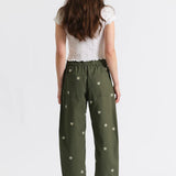 Daisy Drawstring Barrel Pant