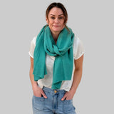 Lena Cashmere Wrap - Green