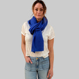 Lena Cashmere Wrap - Cobalt Blue