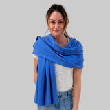 Lena Cashmere Wrap - Periwinkle