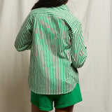 Gisele Woven Button Down - Grass