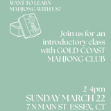 Mahjong 101: Intro class with Gold Coast Mahjong Club