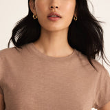 Modern Slub Tee - Heather Ash