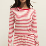 Night In Stripes Ls Top