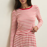 Night In Stripes Ls Top