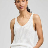 Lizzie Knit Tank - White