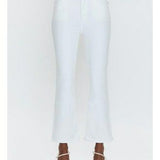 Lennon High Rise Boot Crop - White
