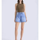 Saige High Rise A-line Short