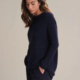Emma Shaker Sweater - Bleach White