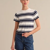 Nerida Striped Sweater Tee