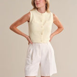 Jayme Button Vest