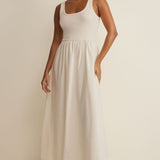 Kensie Midi Dress - Cloud