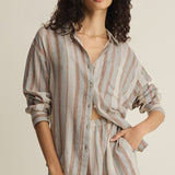 The Perfect Striped Button Up - Island Coconut