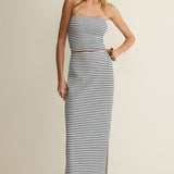 Ainslie Stripe Midi Skirt