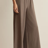 Scout Jersey Crop Flare Pant - Taupe