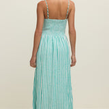 Bayside Striped Midi Dress