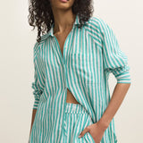 The Perfect Linen Top - Green