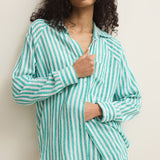 The Perfect Linen Top - Green