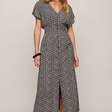 Sanna Iris Floral Midi Dress