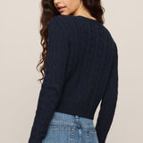 Cera Long Sleeve Cardigan - Eclipse