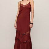 Bruna Lace Inset Midi Dress