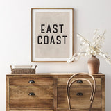 East Coast Canvas Poster