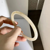 Acrylic Bracelets - Vintage Ivory