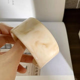 Acrylic Bracelet - Ivory Cuff