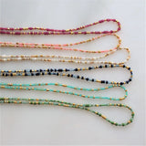 Unity Beaded Necklace - Navy