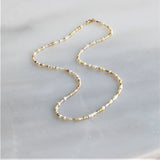 Unity Beaded Necklace - White
