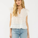 Angel Embroidered Top