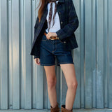 Navy Plaid Jacket