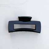 Rectangle Hair Claw Clip - Black