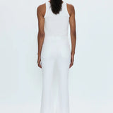 Lennon High Rise Boot Crop - White