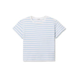 Everett Stripe Tee - Powder Blue