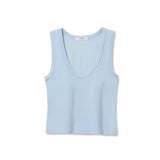 Khara U Neck Tank - Powder Blue