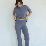 Mia Fleece Stripe Pants