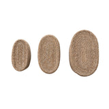 Medium Oval Hand Woven Basket with Lid