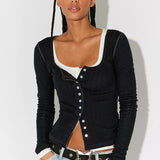 End Game Pointelle Long Sleeve